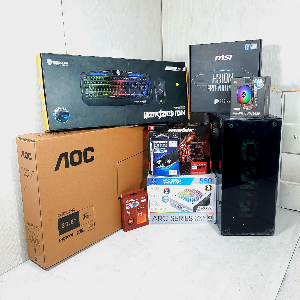 PAKETAN PC RAKITAN SPEK GAHAR SUPPORT GAMING & EDITING