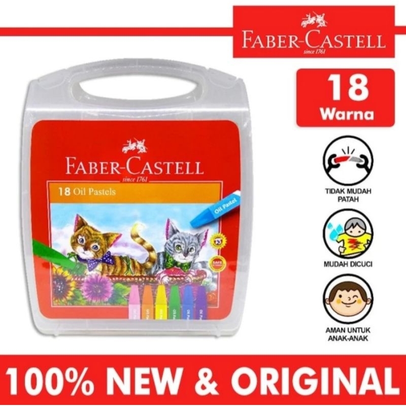 

Faber - Castell Hexagonal Oil Pastel 18 Warna