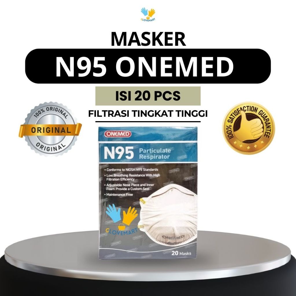 Masker N95 Onemed / Masker N 95 Kesehatan / Masker N95 Medis / Masker N95