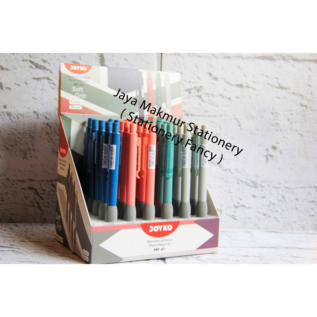 

Pensil Mekanik Soft Grip 0.5 mm Joyko MP-61 (Eceran)