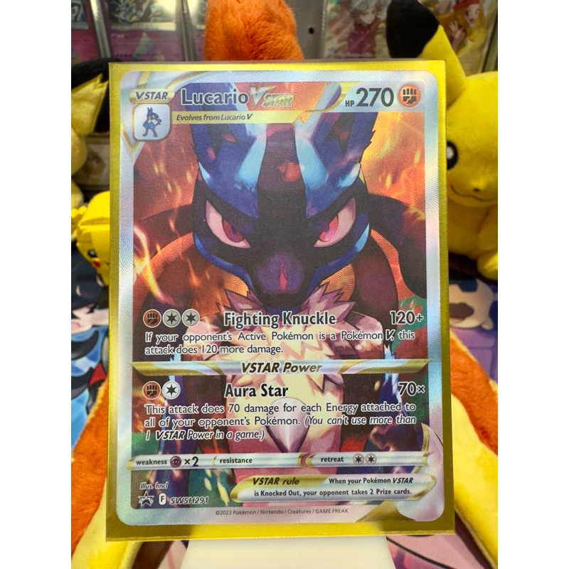 Pokemon Lucario VSTAR Promo Card