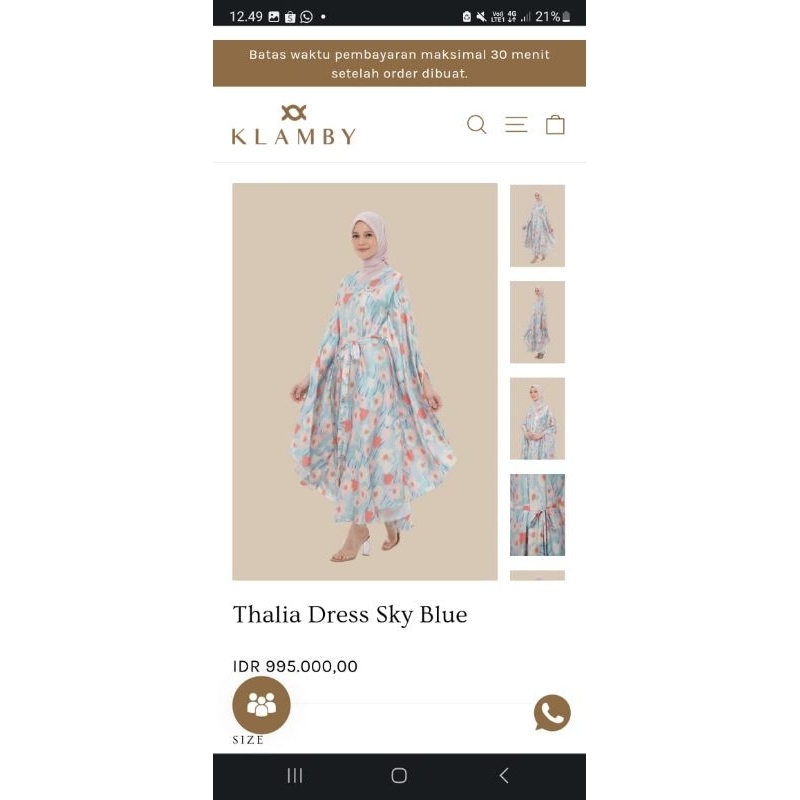 Klamby Thalia Dress