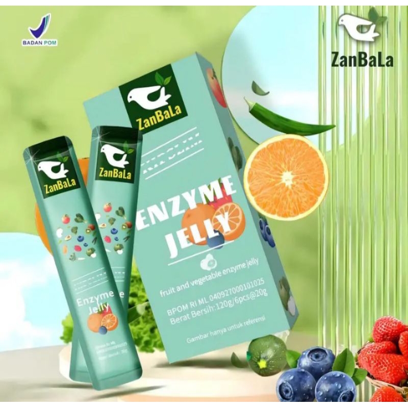 ❣️Ready❣️ Zanbala Fruit and Vegetables Enzyme jelly untuk membantu melancarkan BAB