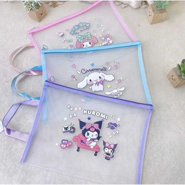 

Map File Zipper Sanrio Bahan Nylon Uk.A4