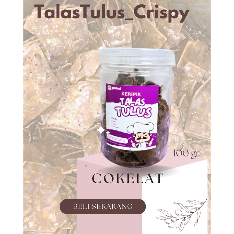 

Talas Tulus Crispy Varian Cokelat