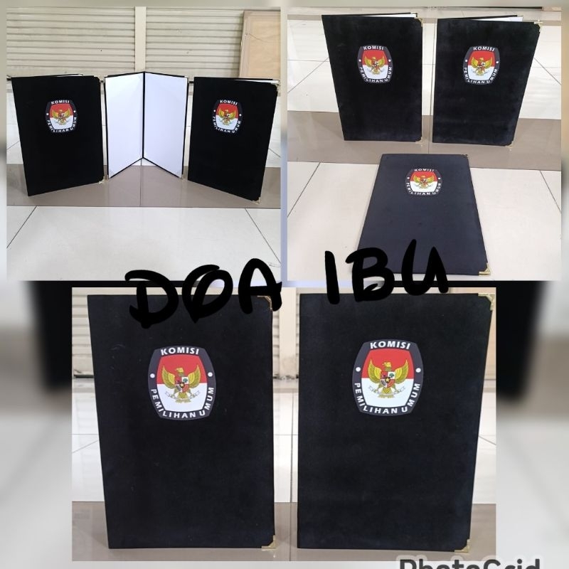 

best seller map bludru logo KPU warna hitam full colour