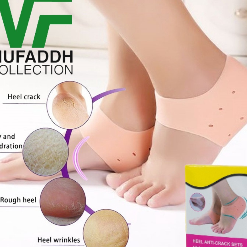 Wow Bantalan Gel Silikon Pelindung Tumit Kaki Untuk Pereda Sakit Tumit Insole Orthotic  Pereda Nyeri