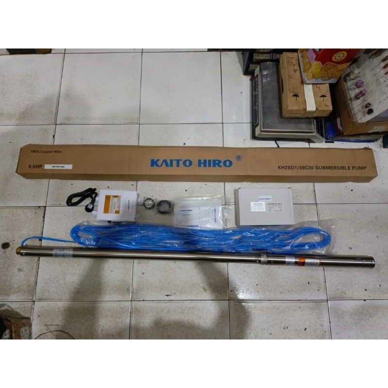 Pompa Submersible 2 inch Kaito Hiro KH 2SD 1 KTH 0,5 HP 370 Watt