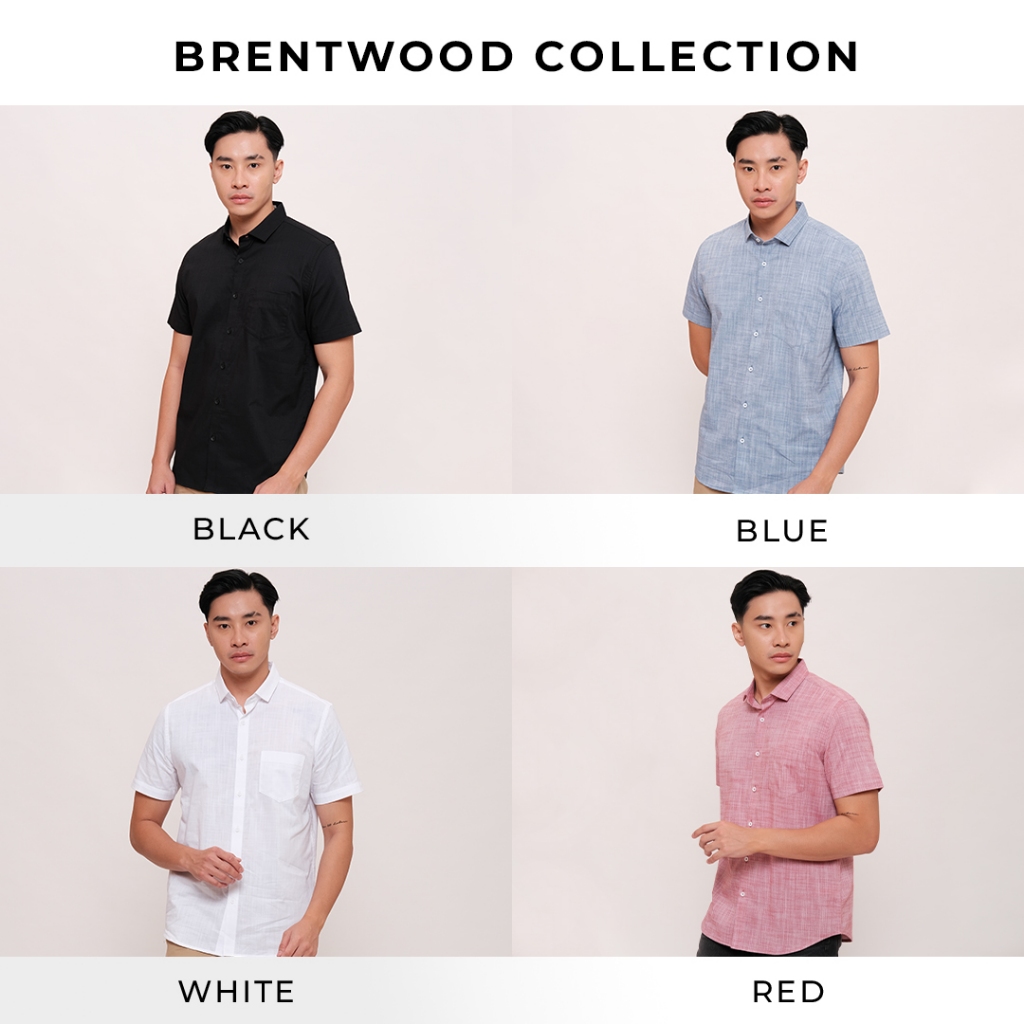 MOC Kemeja Lengan Pendek Pria BRENTWOOD