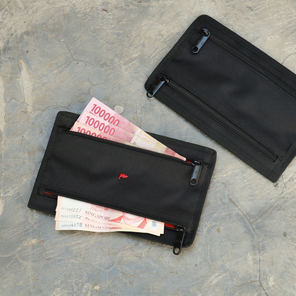 TFG Wallet Currency 421 Black Wallet Dompet Traveling Lifetime Warranty