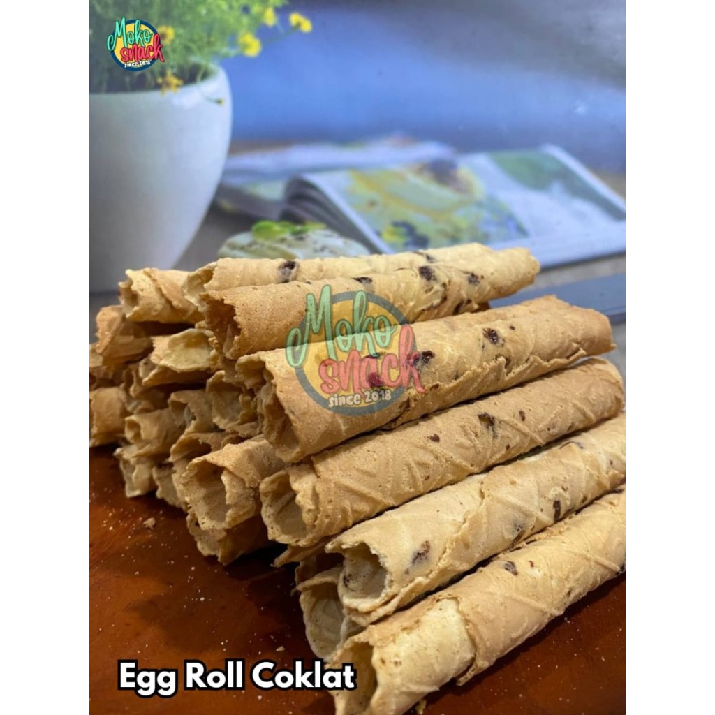 

Snack Kiloan Egg Roll Coklat 250gr