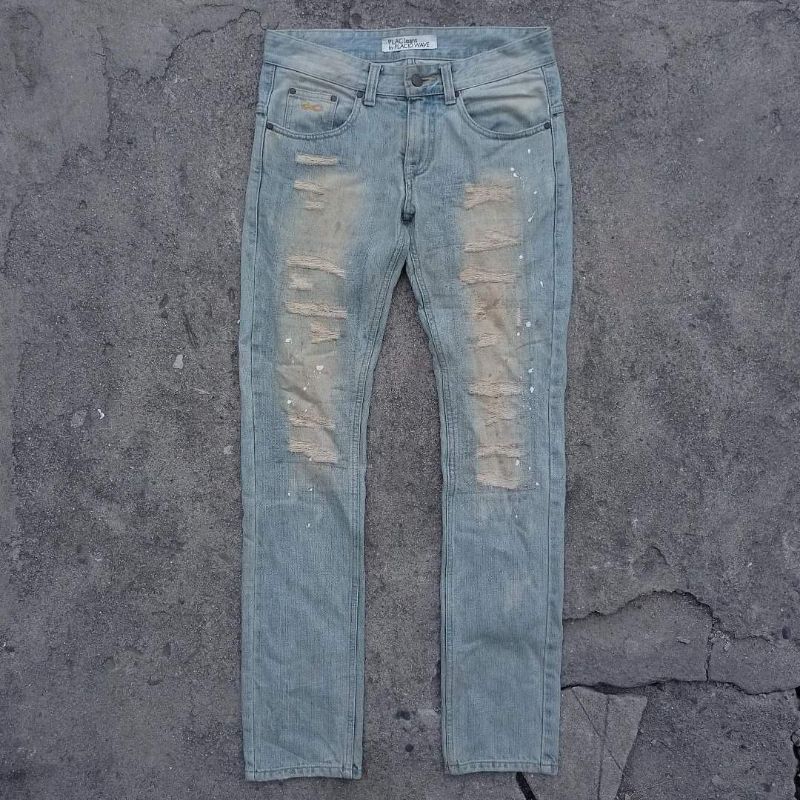 celana jeans ripped Plac