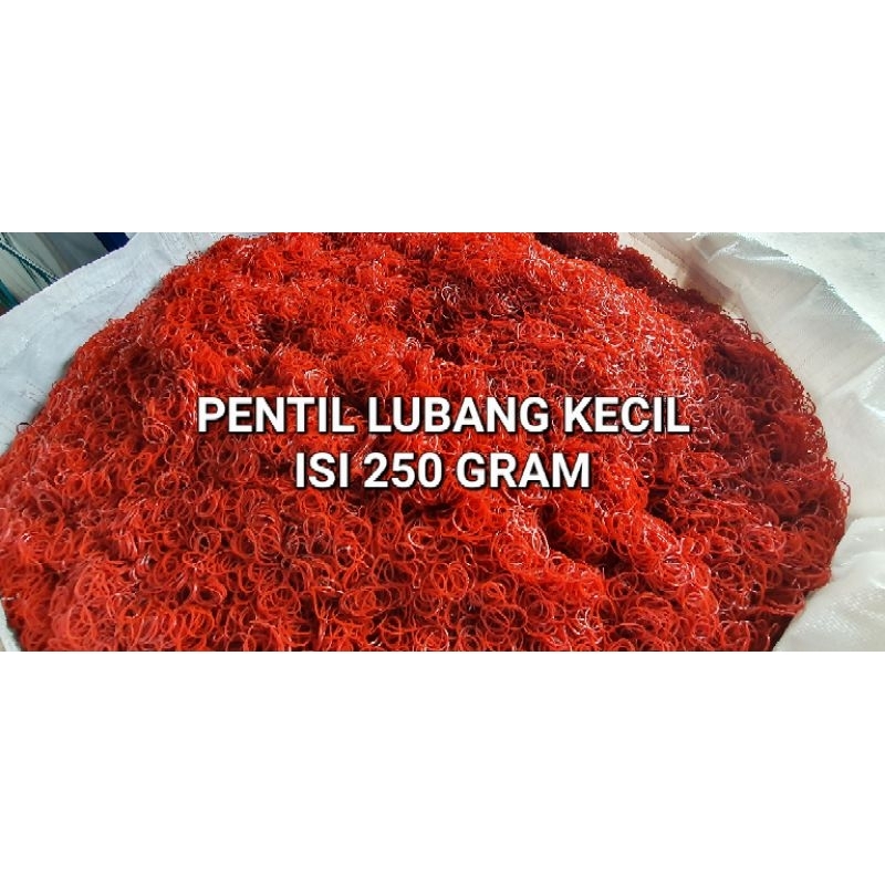karet gelang pentil kecil isi 250 gram