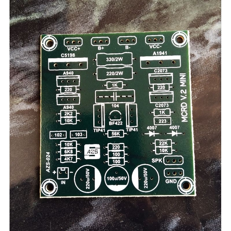 PCB Driver Power Amplifier MCRD V2 Mini