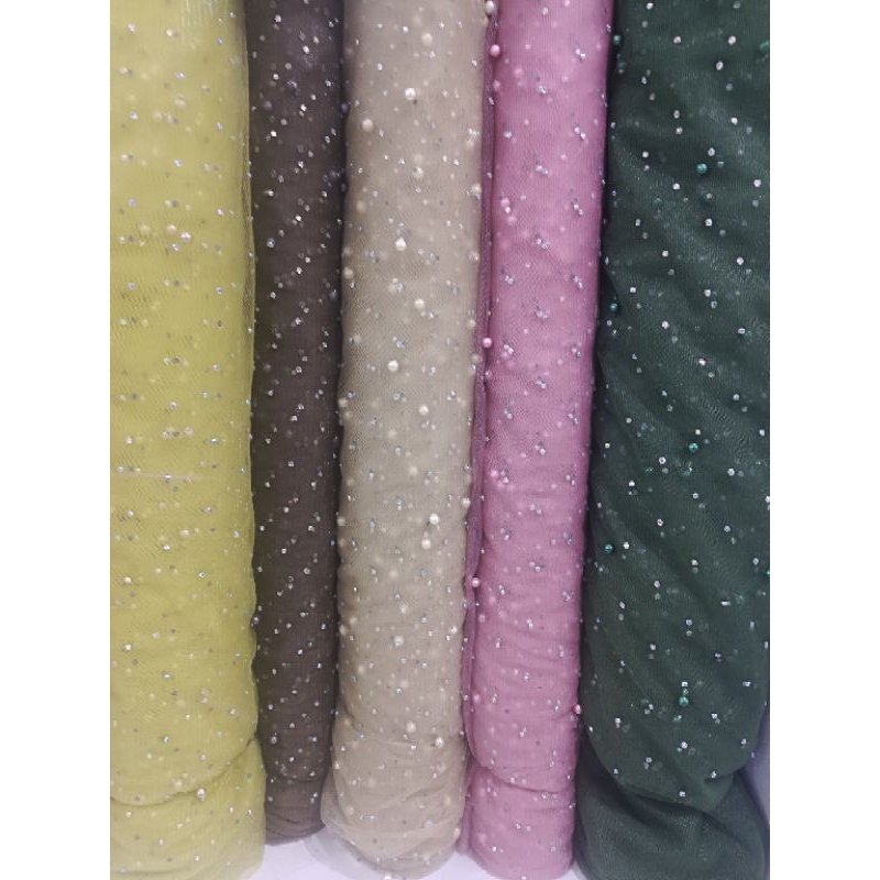 Tile swarovski mutiara