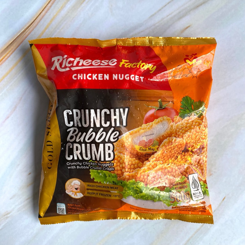 

Richeese Factory Chicken Nugget Crunchy Bubble Crumb 500gr