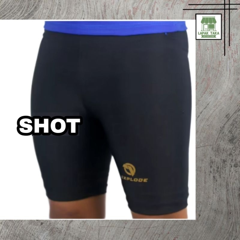 Celana Shot, celana olahraga original Explode, shot olahraga, daleman pria dan wanita