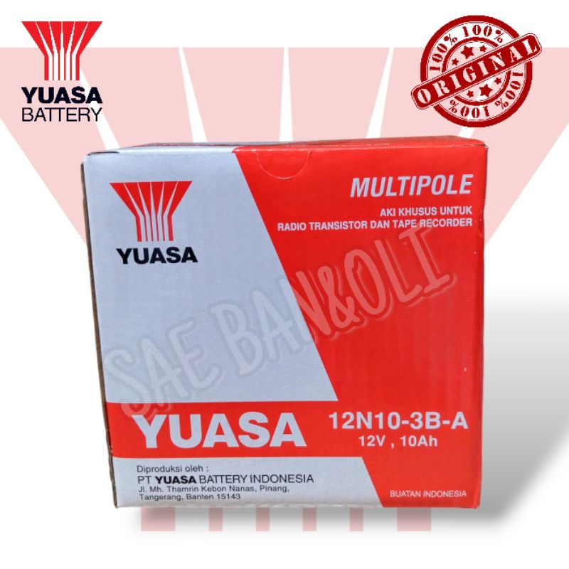 AKI YUASA 12N10-3B-A MULTIPOLE
