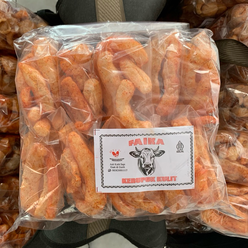 

KERUPUK KULIT BALADO 1 PACK ISI 10 RESELLER GROSIR