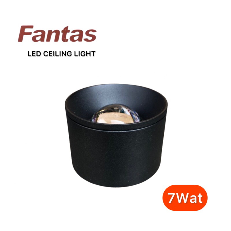 Lampu Downlight Outbow led 7 watt/Fantas Downlight cabinet 7 watt Bulat