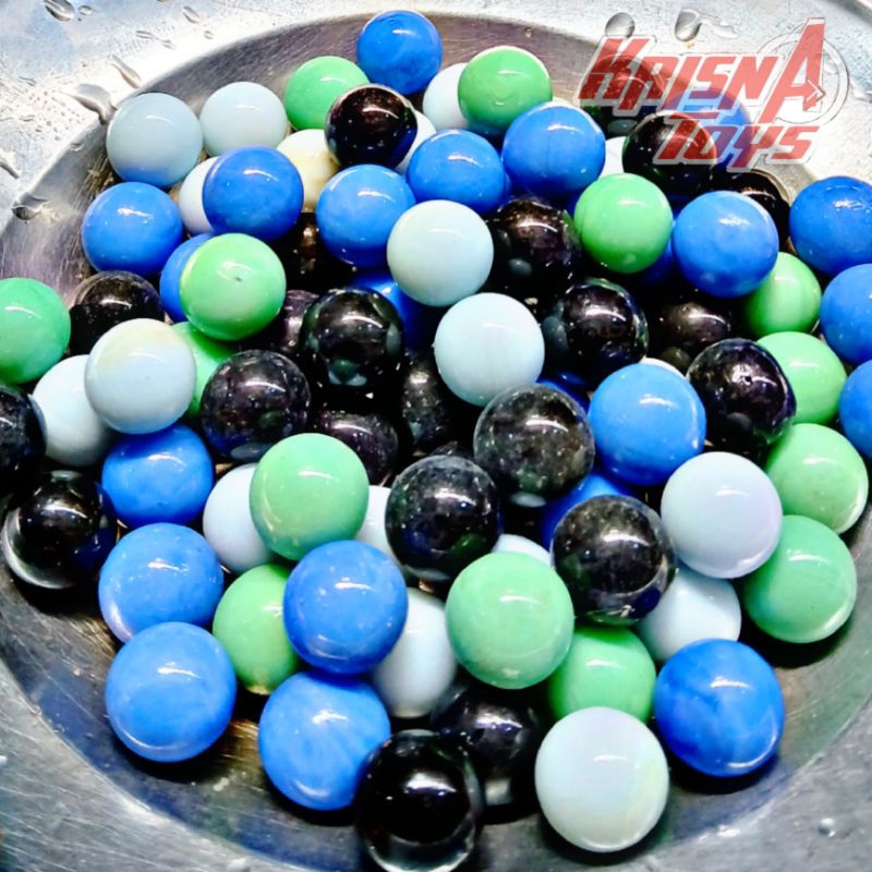 MAINAN ANAK KELERENG KERAMIK WARNA/KALECI GUNDU KELERENG isi 85.pcs/pack