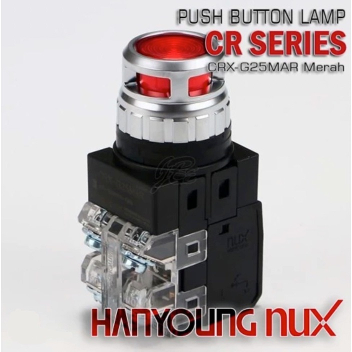 Hanyoung CRX-G25MAR CRX-G25MAG CRX-G25MAY/HanYoung PushButton Lamp 25mm