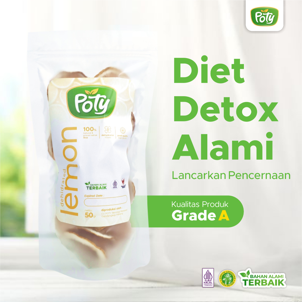 

Lemon Dried Slice Kering Iris Premium Dehydrated California Asli Original Poty