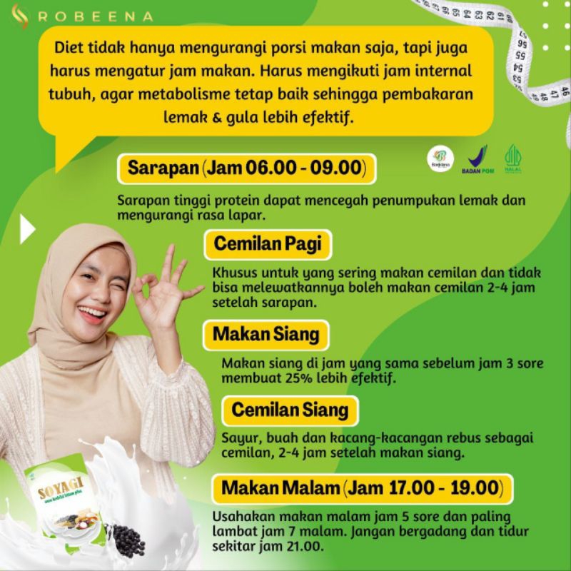 

Soyagi Susu tinggi serat (Rekomendasi untuk Diet)