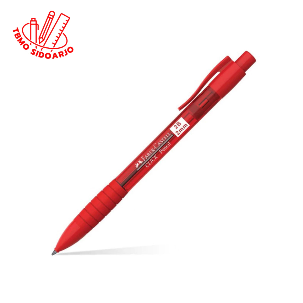 

Faber Castell Mechanical Pencil 2.0 2B Bar Red 132821