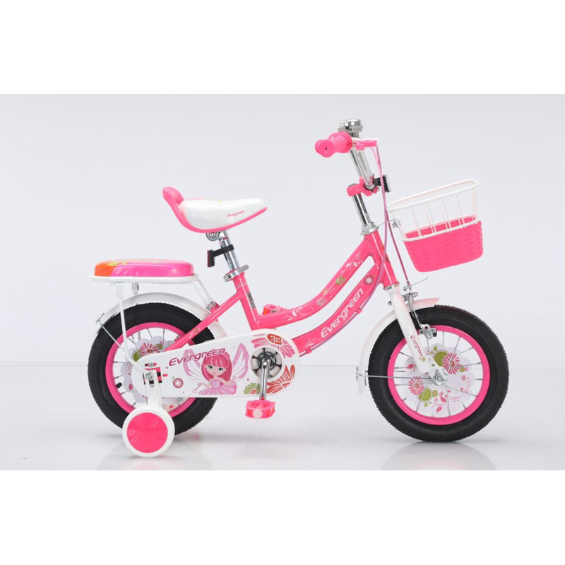 SEPEDA ANAK MINI EVERGREEN DAISY 12 INCH WARNA PINK