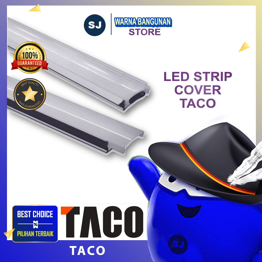 KAP HOUSING LAMPU LED STRIP LED BAR COVER LED