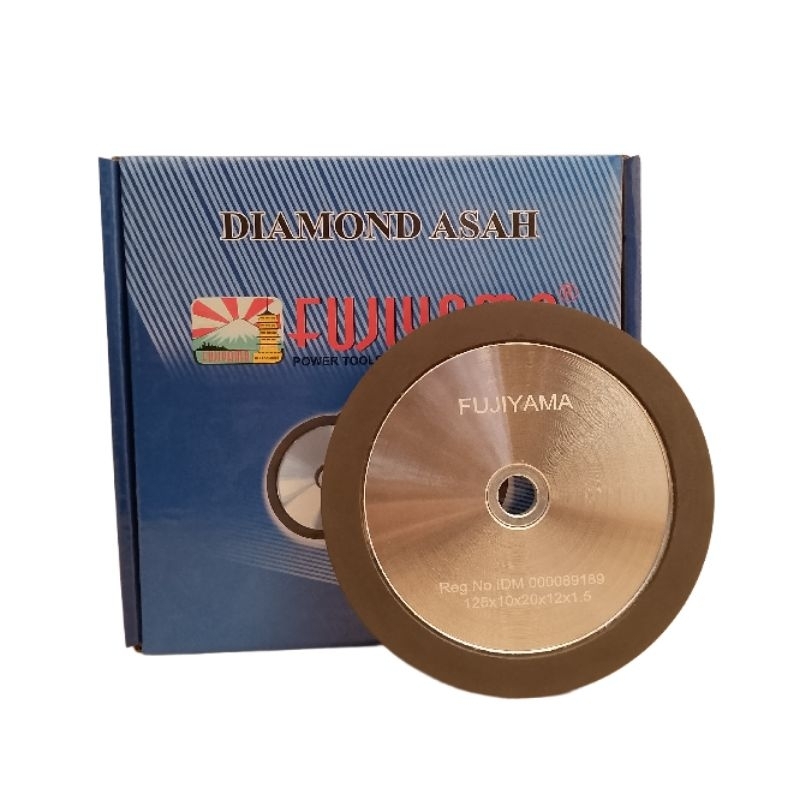 Batu Asah Diamond Mata Pisau 4" 1 Sisi Fujiyama S6