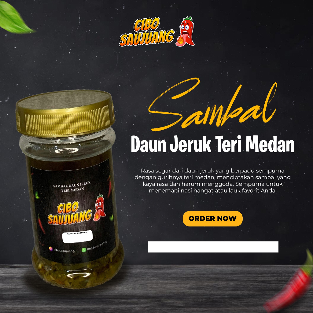 

Sambal Daun Jeruk Teri Medan