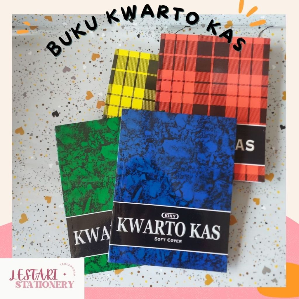 

Buku Kwarto Kas Kiky Soft Cover | Buku Pencatatan Keuangan | Buku Pencatatan Kas | Lestari Stationery