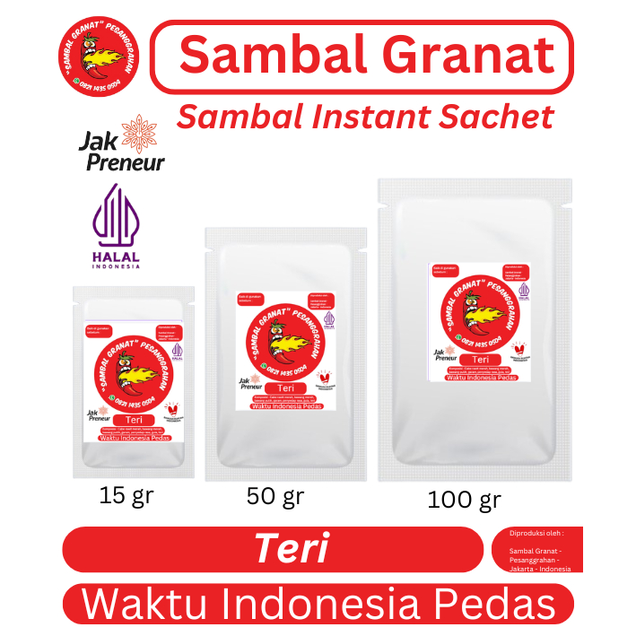 

Sambal Granat - Teri