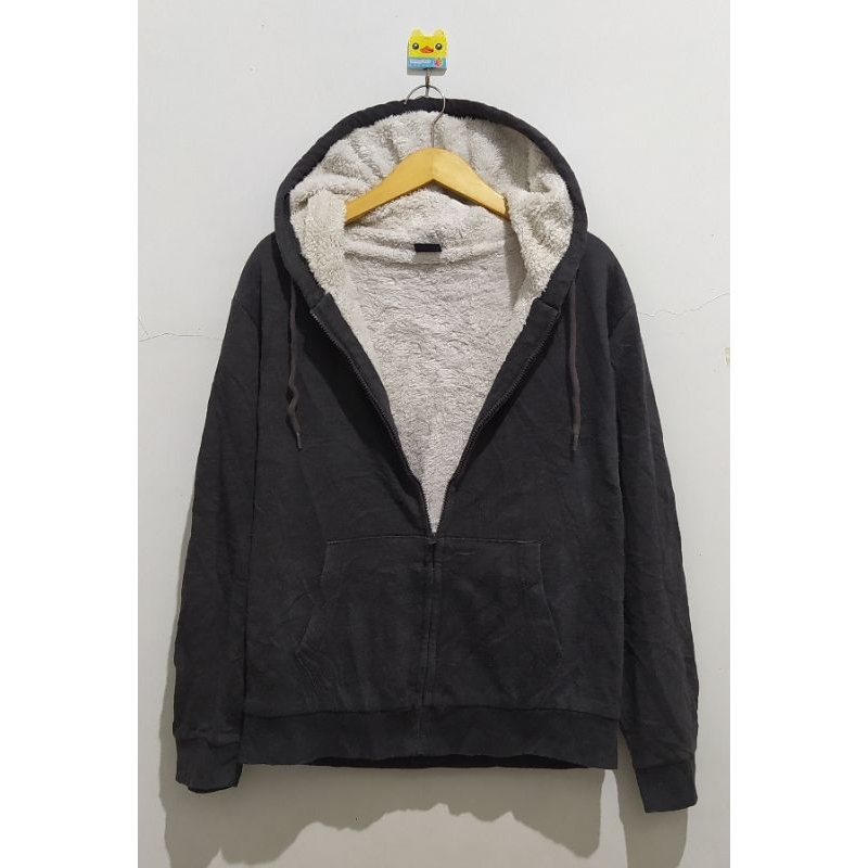 Hoodie Zipper Serpa Polham Size L 100%ORI