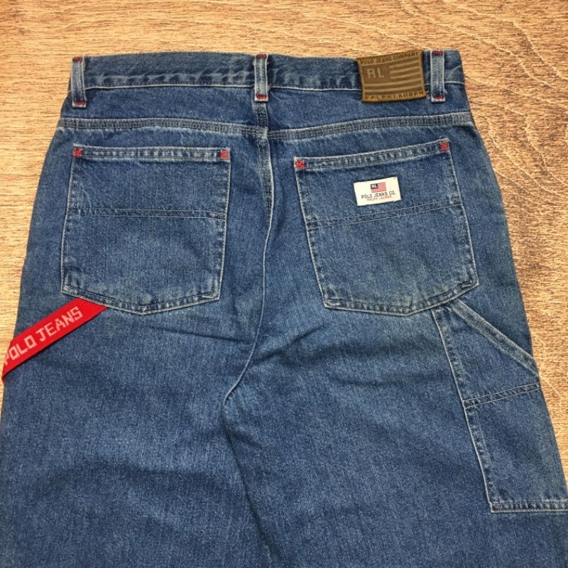 CELANA POLO RALPH LAUREN CARPENTER BAGGY JEANS