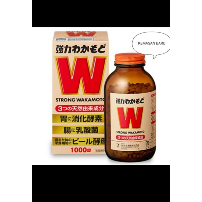 Strong Wakamoto 1000 Tablet Original Jepang