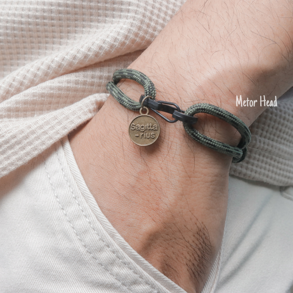 JAYDEN (zodiac) - Gelang Zodiak Simpel Gelang Tali Zodiak Zodiac Bracelet Unisex Bracelet Gelang Sim