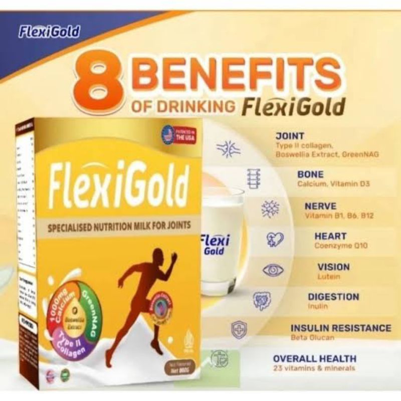 

FlexiGold Original susu tulang sendi ampuh Flexi Gold