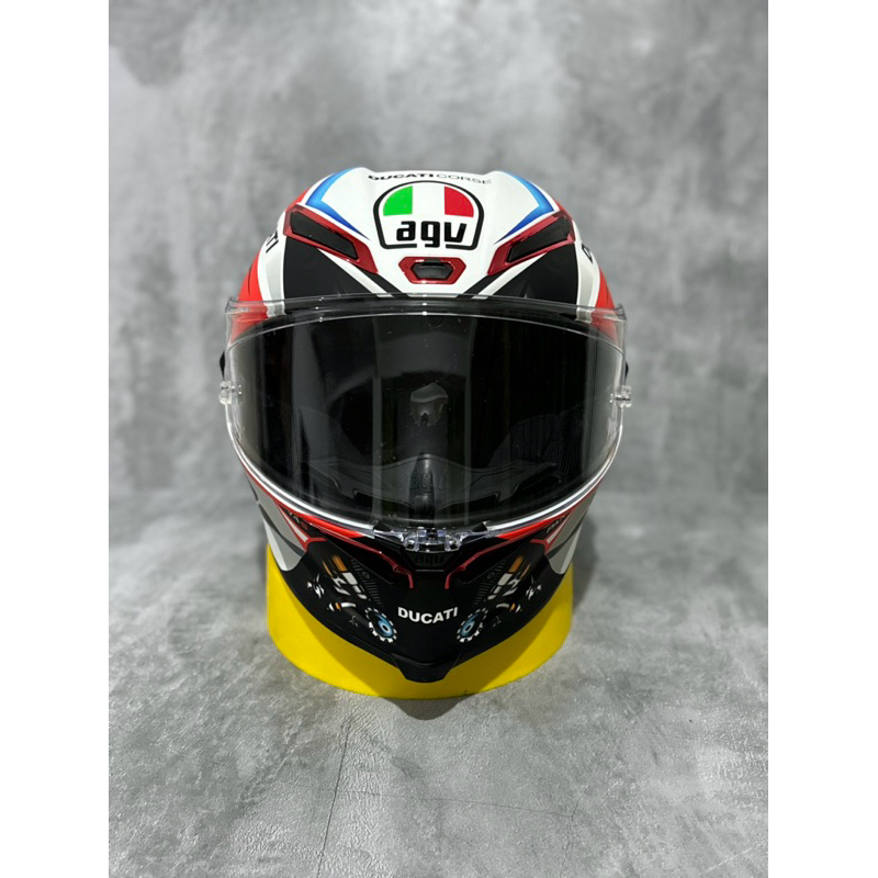 HELM PISTA CLONE 1:1 FULL FACE AGV PISTA DUCATI PREMIUM