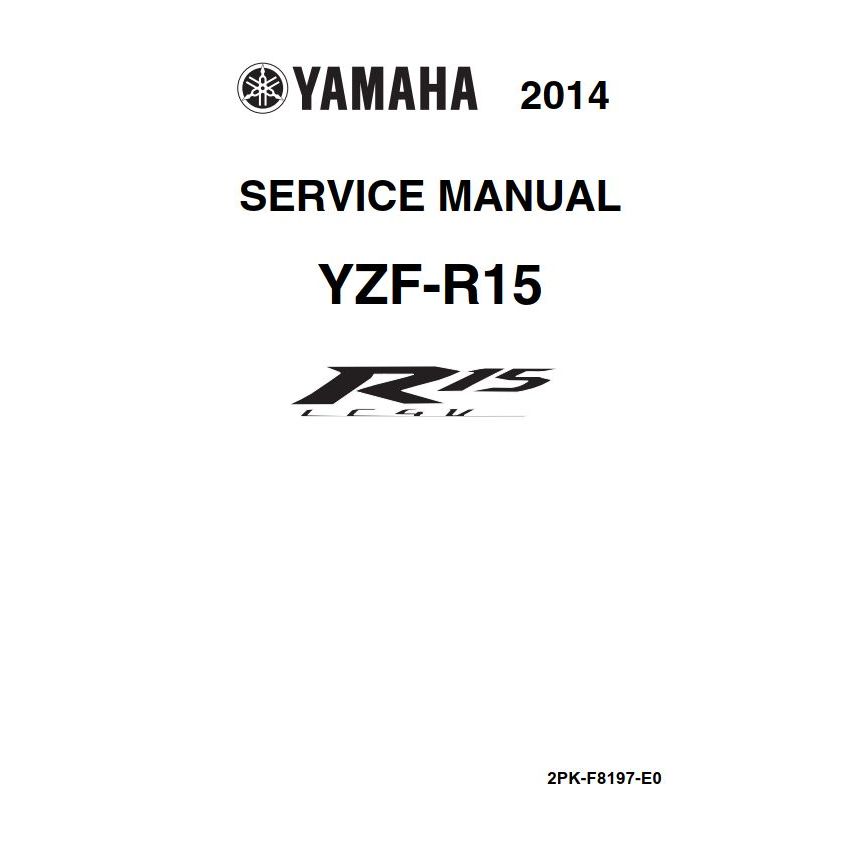 

Manual Book Service Yamaha YZF R-15 2014 (Textbook English)