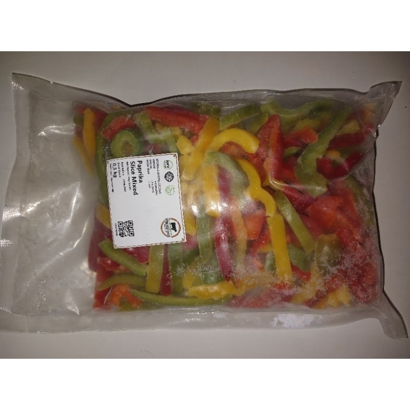 

Mixed Paprika Slice Frozen 500 gr