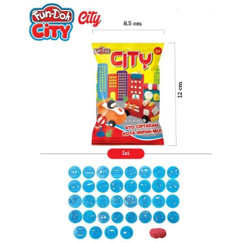 Fun Doh Mainan Lilin Fun Doh City