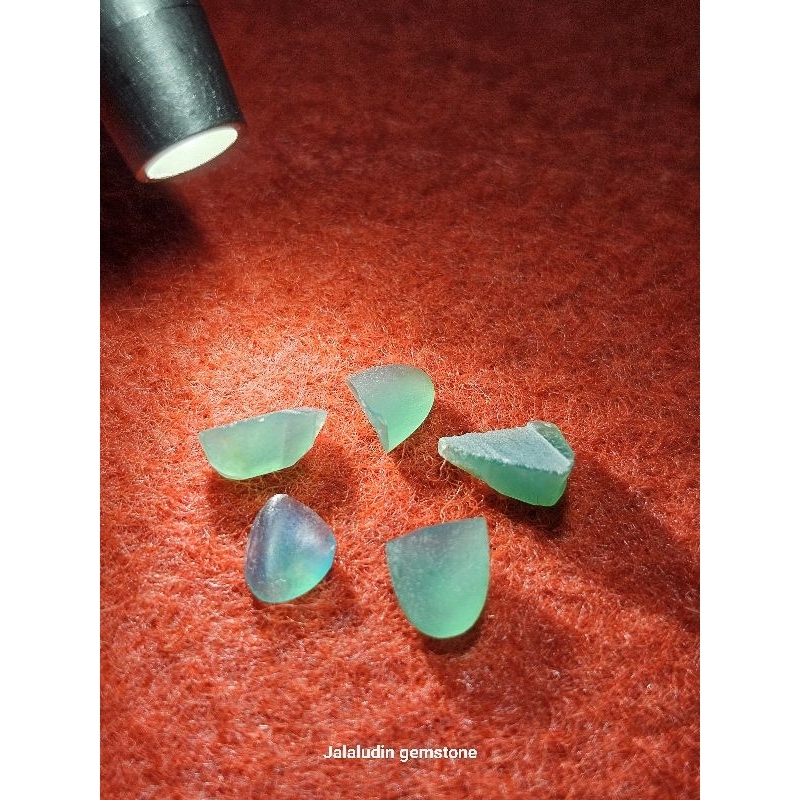batu bacan biru ajib siap gosok