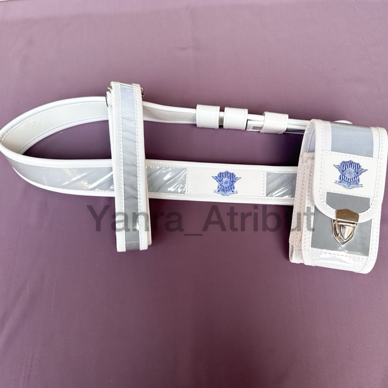 kopel Reflektor Sarung Hp Slempang Pinggang Lantas Premium Polantas Polri