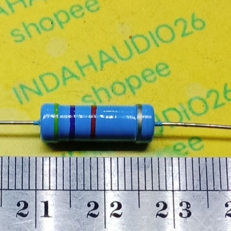 BIRU 4K7 3W 5% resistor 4.7 k 3 watt  4,7 kilo ohm 3 w 3watt 5 persen 4,7 k 3w 4k7