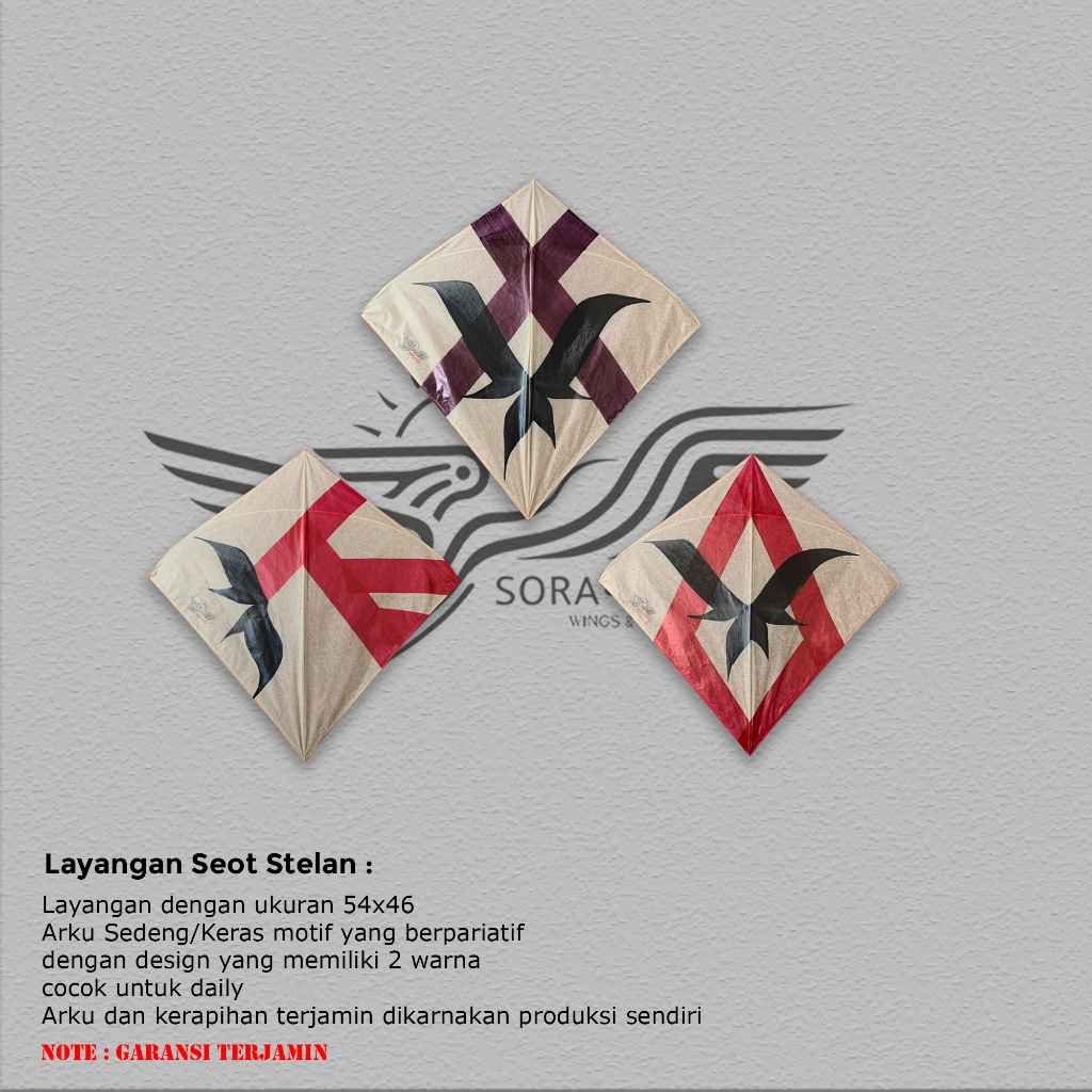 Layangan seot bandung Layangan Stelan By SoraFloras