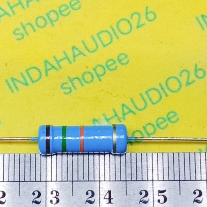 BIRU 15K 3W 5% resistor 15 k 3 watt  15 kilo ohm 3 w 3watt 5 persen 15k 3w