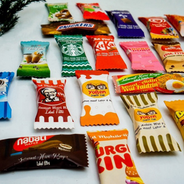 

100PCS Amplop/Angpao Lebaran Viral/Angpao Aestetik/Angpao bentuk Permen